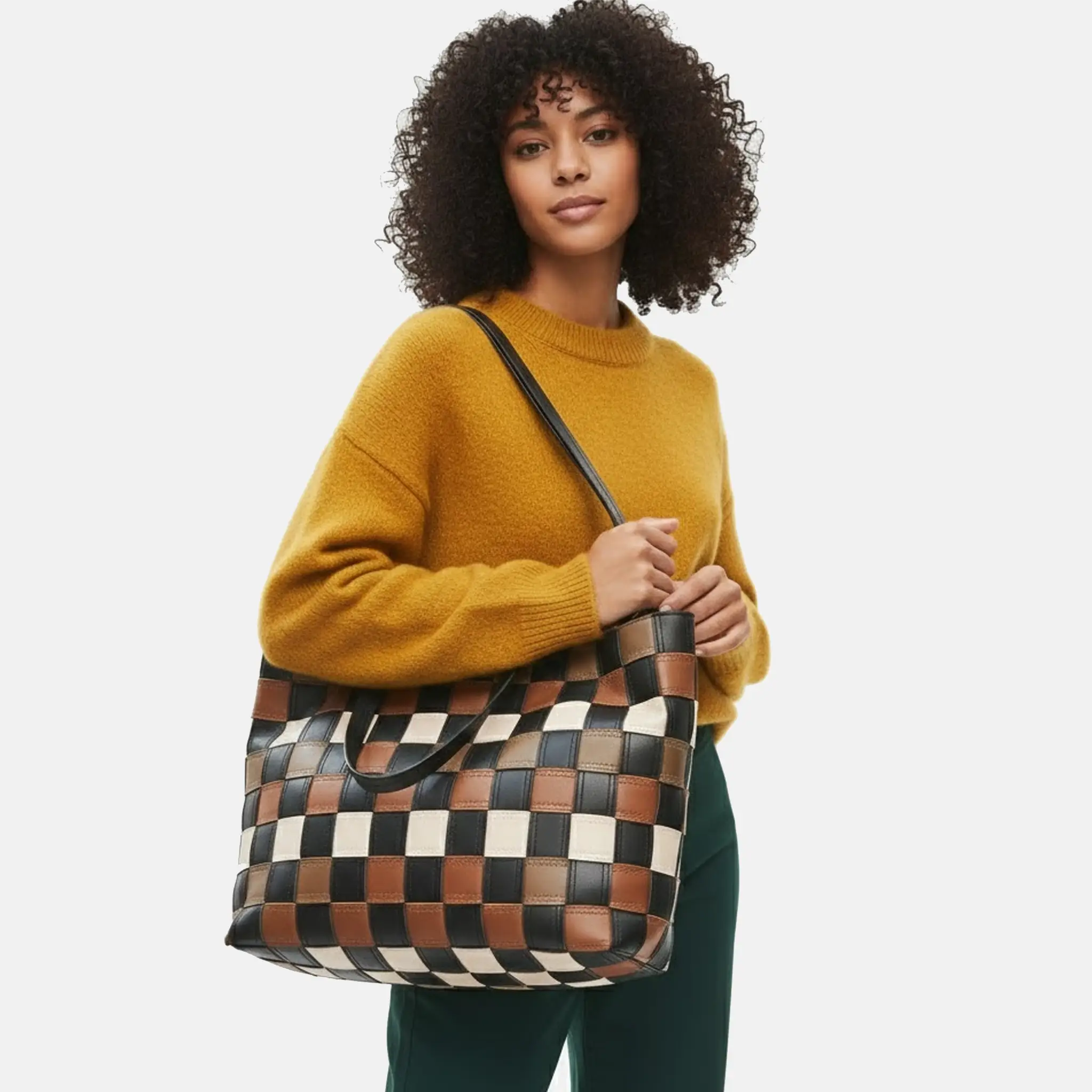 The Abbey - Patchwork Extra Large Open Top Tote