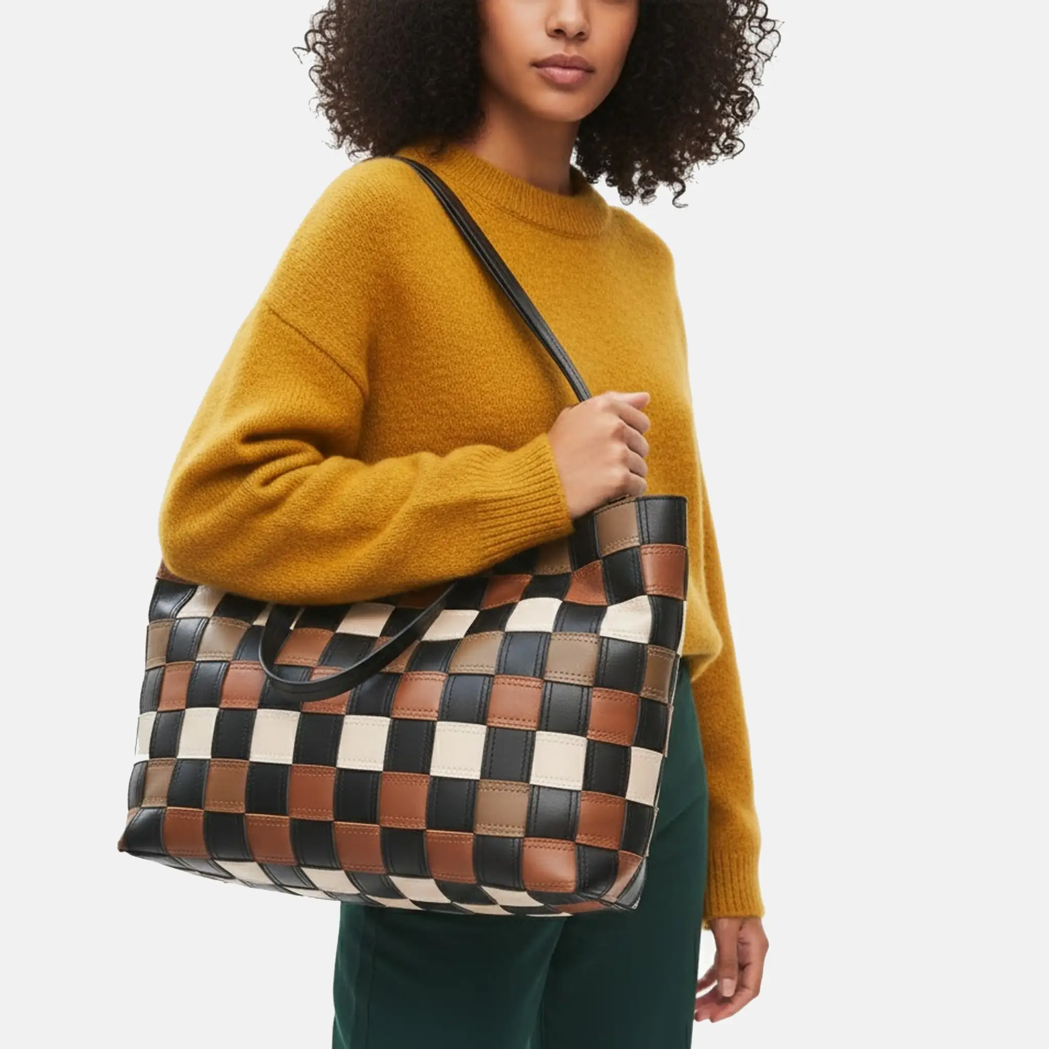 The Abbey Patchwork Extra Large Open Top Tote