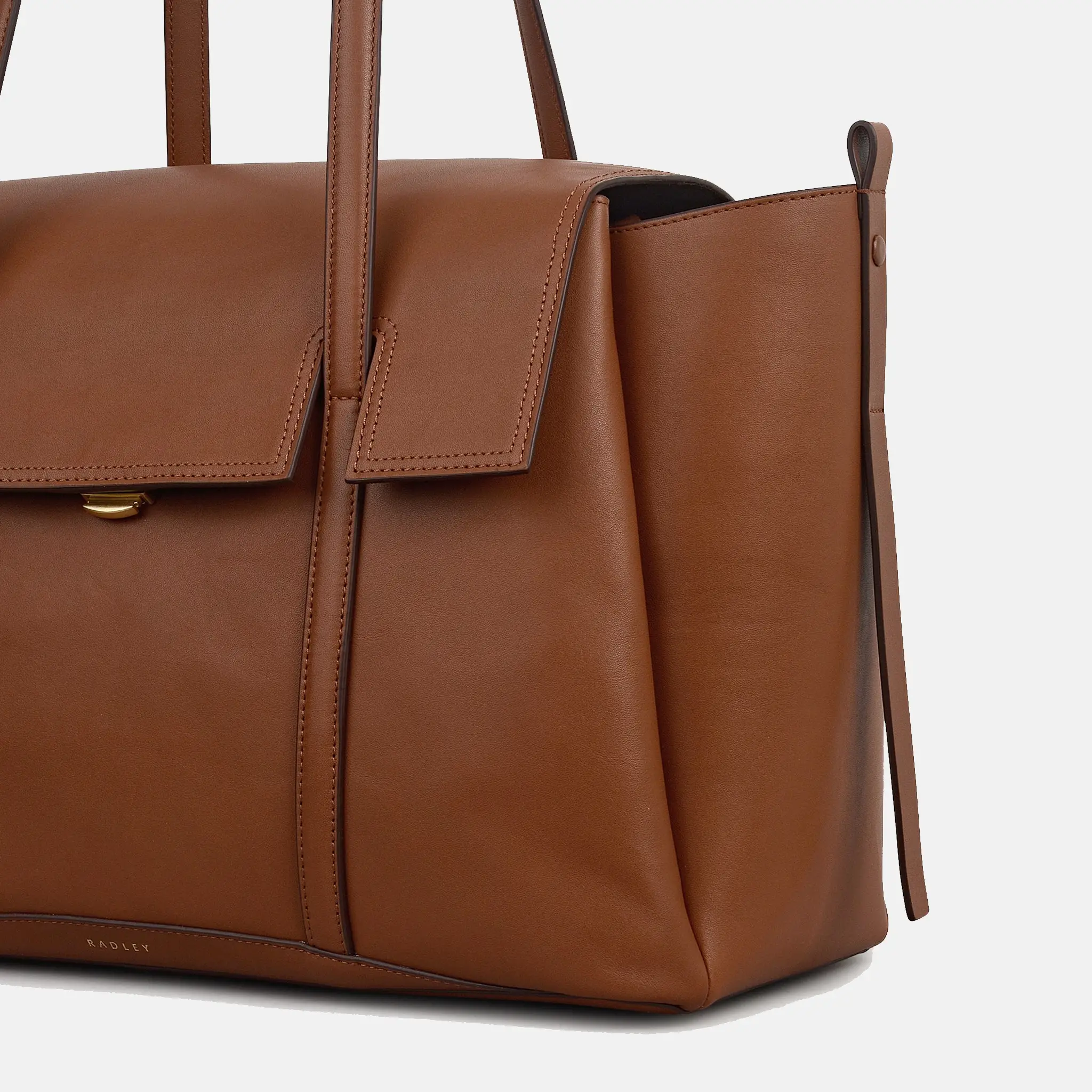 The Chancery Large Flapover Cognac Shoulder